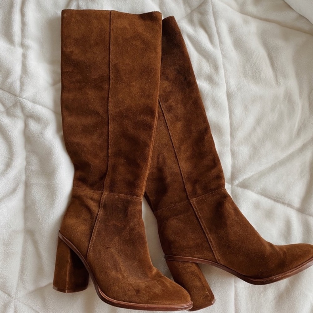 Vince Camuto Dameera Knee High Suede Boot